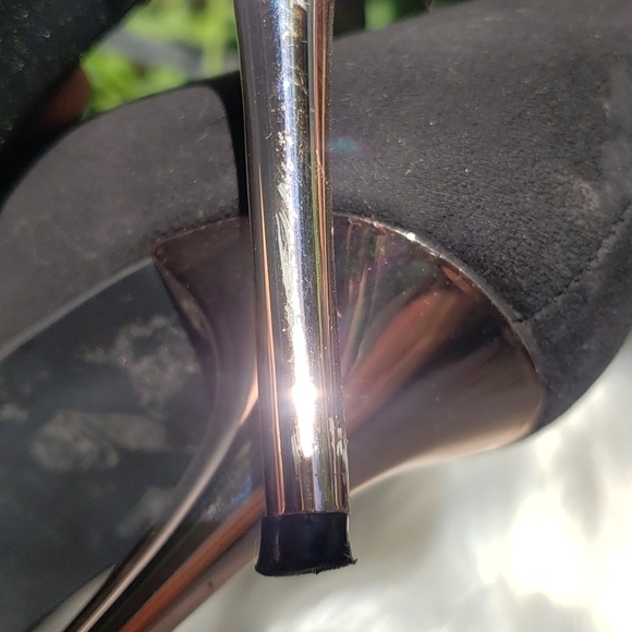 Atmosphere Black suede heels 8 - Picture 5 of 10